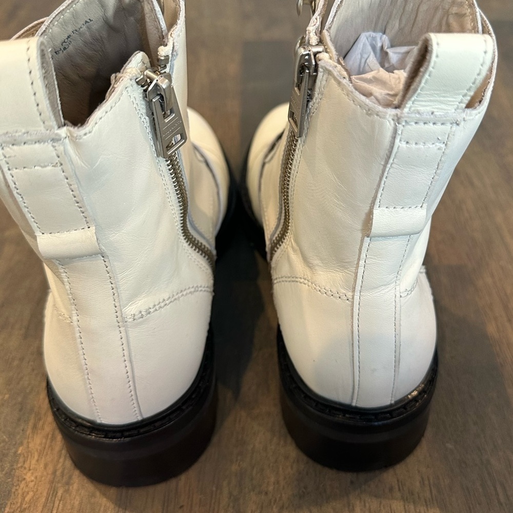 AllSaints Dusty Cap Toe Lug Sole Combat Boot Size 37 - Picture 10 of 10